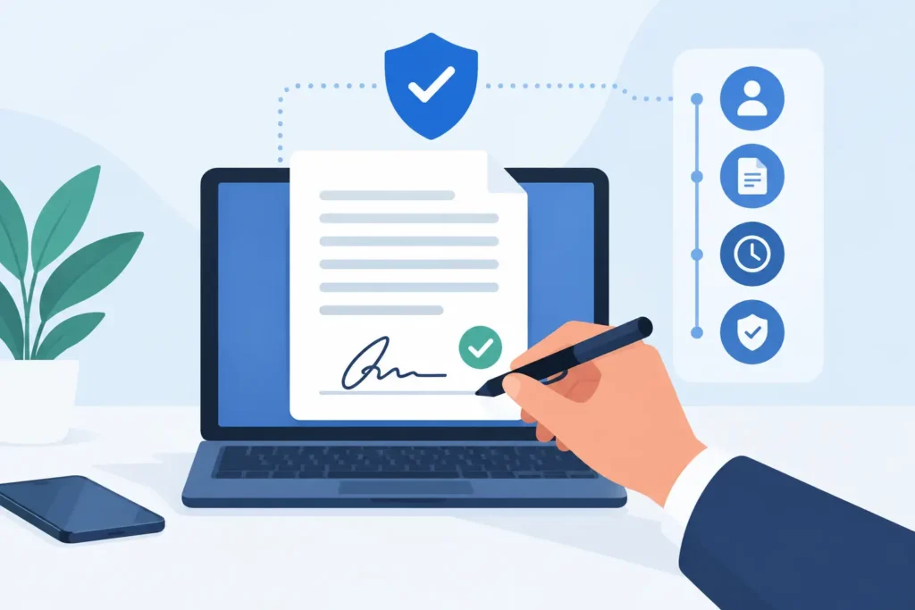 Trazabilidad de firma electrónica sin vacíos