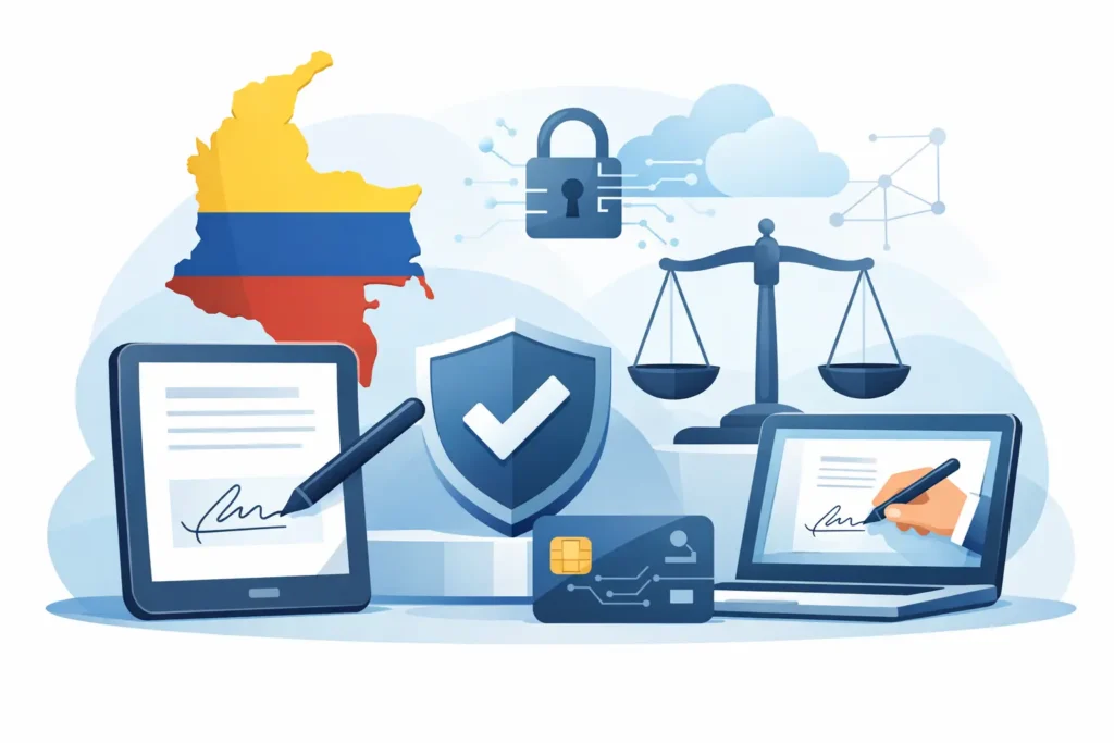 Validez legal de firma electrónica en Colombia